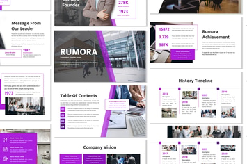Rumora - Business Template Prensentation