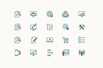 Two Colors Icons