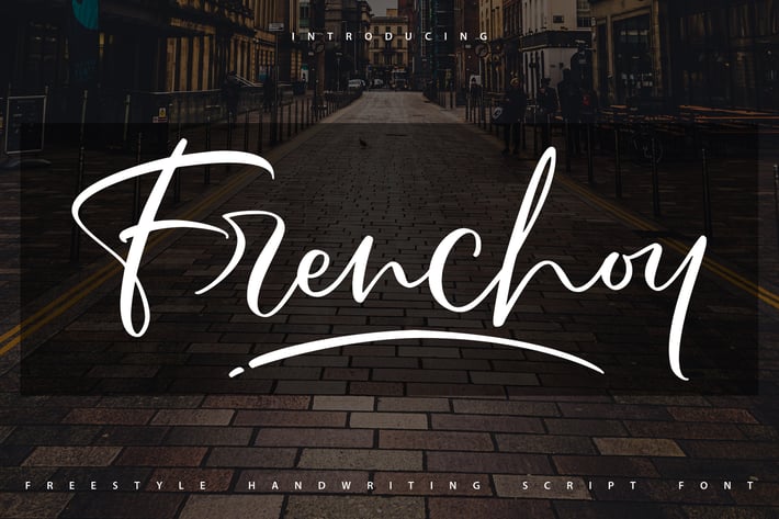 Frenchoy | Handwriting Script Font