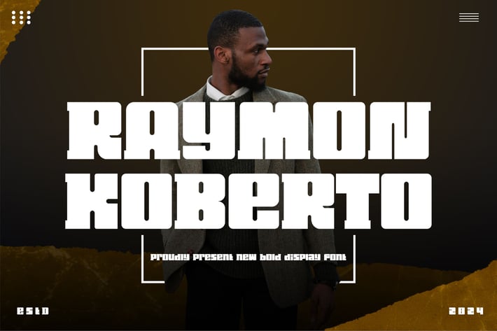 Raymon Koberto - A New Bold Display Font