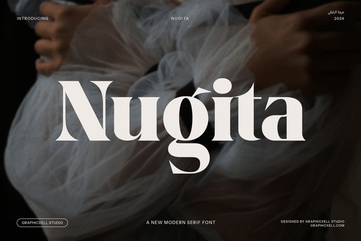 Nugita Modern Serif  Font