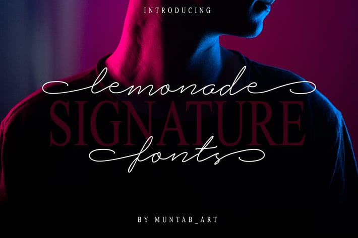 Lemonade Signature Font