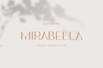 Beauty Font - Mirabella