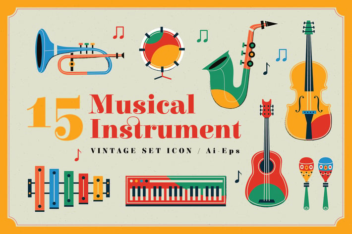 Music Illustration Set 