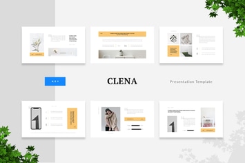 Clena - Clean Minimalism Keynote Template