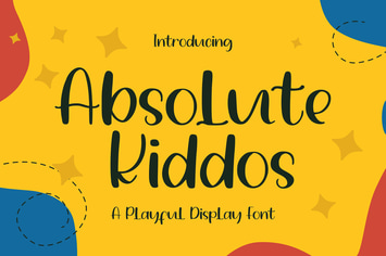 Absolute Kiddos - Playful Display Font