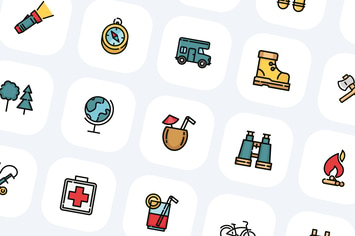 Camping Icons