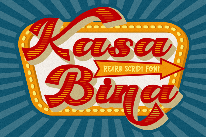 Kasabina - Groovy Script Font