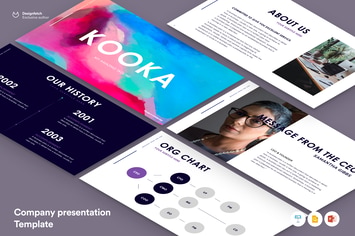 Company presentation template