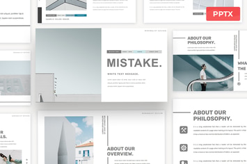 Mistake - Minimal Powerpoint Presentation Template