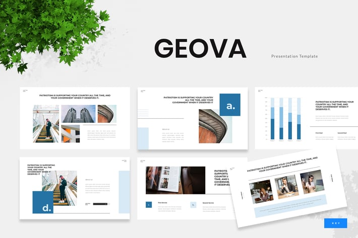 Geova - Government Institution Keynote Template