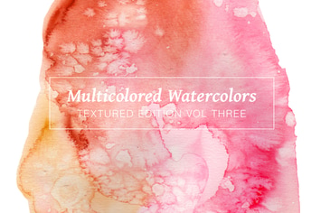 Multicolored Textured Watercolors Vol. 3