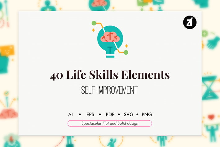 40 Life skills elements
