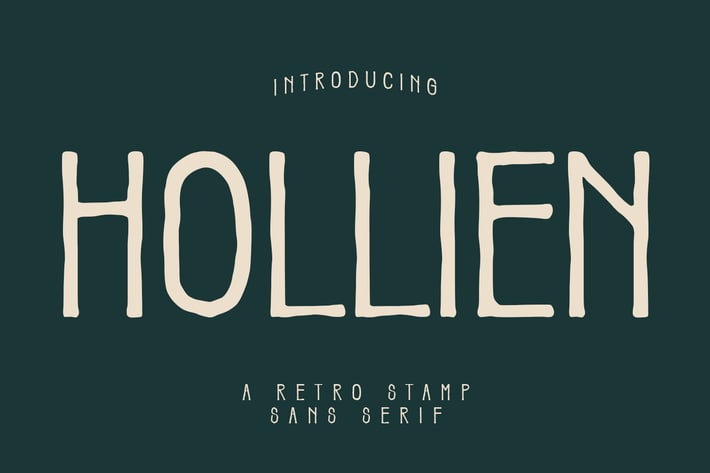 Hollien Stamp Sans Serif