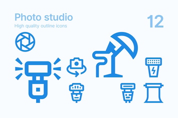 Photo Studio Icons