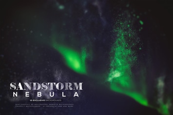 Abstract Sandstorm Nebula Backgrounds