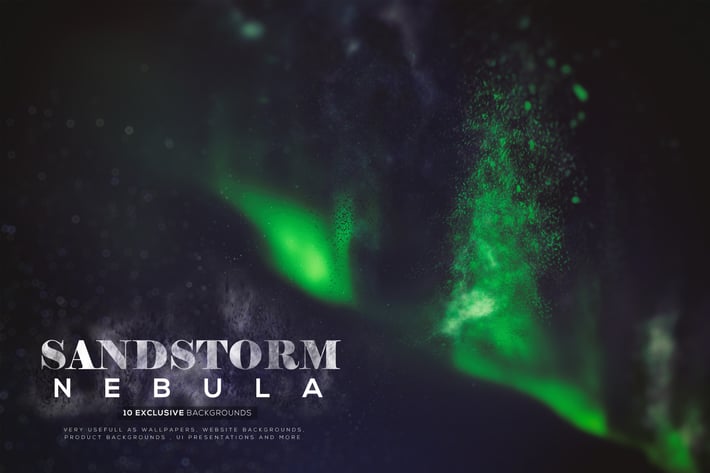 Abstract Sandstorm Nebula Backgrounds