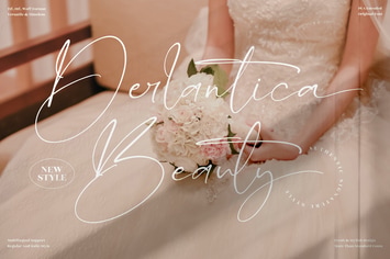 Derlantica Beauty Signature Font