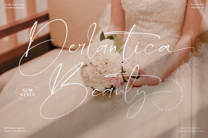 Derlantica Beauty Signature Font