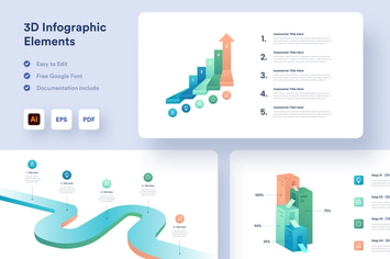 3D Infographic Elements