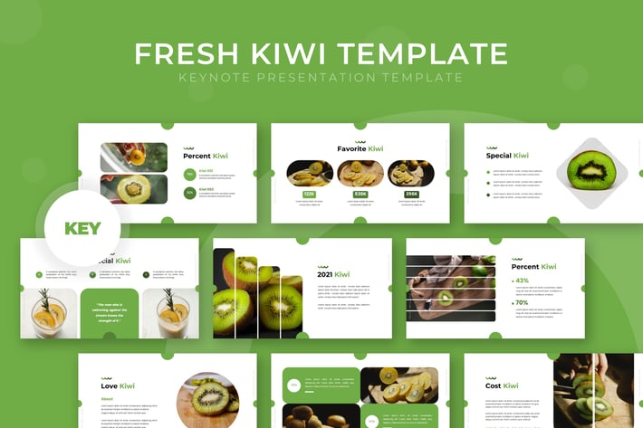 Fresh Kiwi - Keynote Template