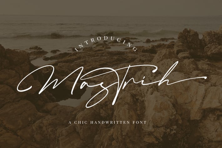 Mastrih Signature Font