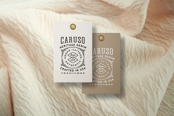 Clothing Labels Mockup Scene