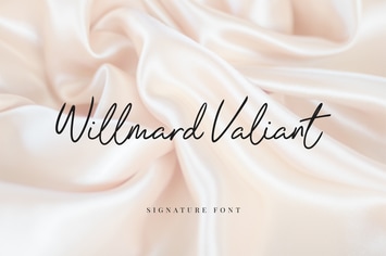 Willmard Valiant Signature Font