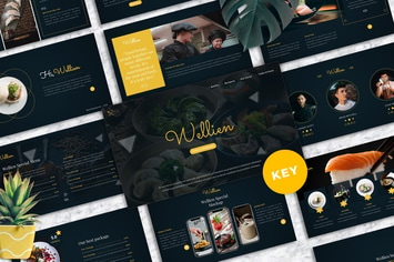 Wellien - Food & Beverage Keynote Template