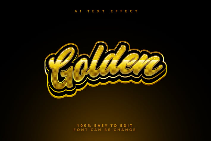 Golden Ai Text Effect