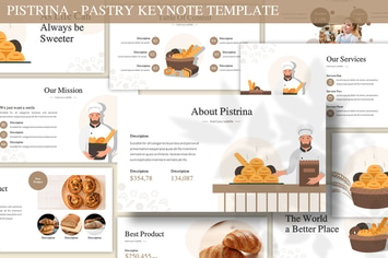 Pistrina - Pastry Keynote Template