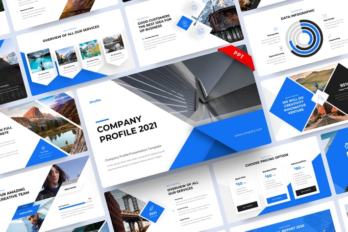 Iprofile - Company Profile PowerPoint Template