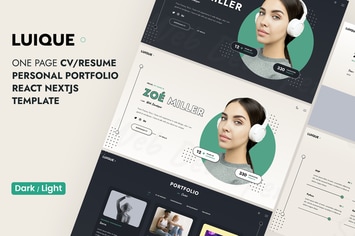 Luique - Personal Portfolio React Template