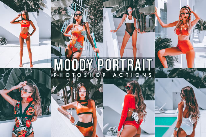 Moody Portrait Photoshop Actions