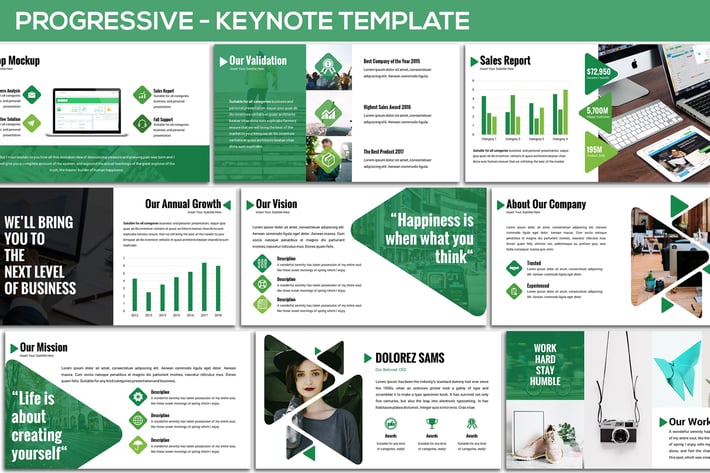Progressive - Keynote Template