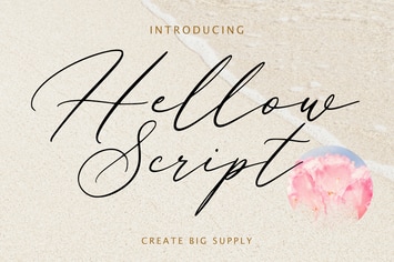 Hellow Chic Handwritten Bridal Script Font