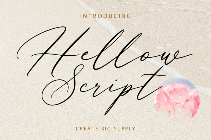 Hellow Chic Handwritten Bridal Script Font