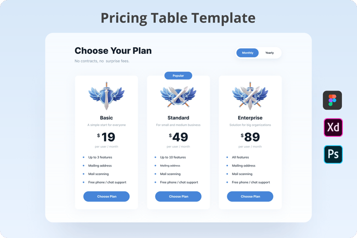 Pricing Plan UI