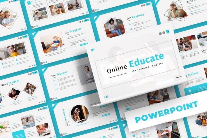 Online Educate - Powerpoint Template