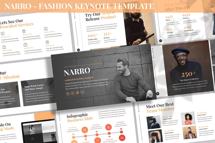 Narro - Fashion Keynote Template