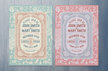Wedding Invitation Layout