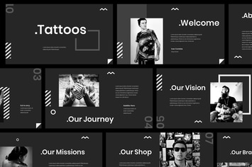 Tattoo Powerpoint Presentation Template
