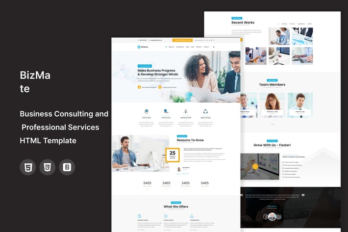 BizMate - Consulting and Profession HTML Template