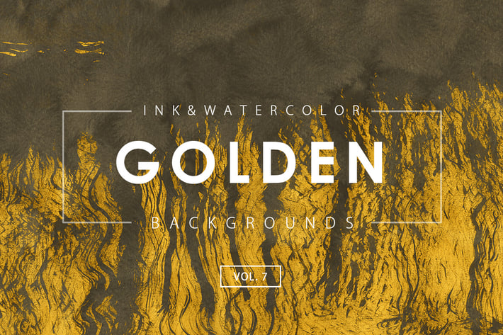 Golden Ink Backgrounds 7
