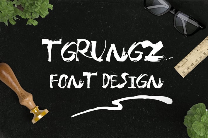 T-grungz Font
