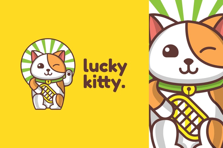 Lucky Cat - Mascot & Esport Logo