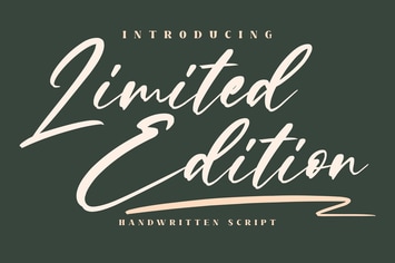 Limited Edition Signature Script