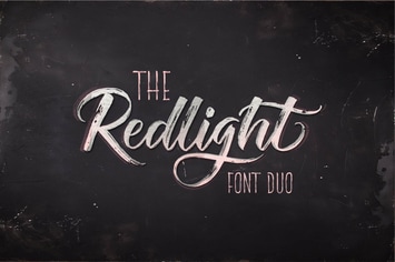 THE REDLIGHT - Brush Font