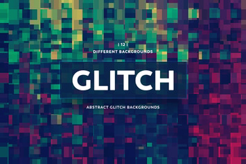 Abstract Glitch Backgrounds