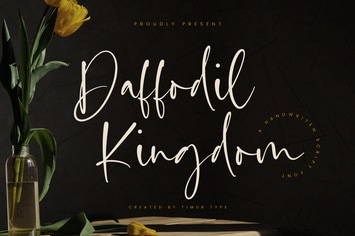 Daffodil Kingdom - Handwritten Script Font TT